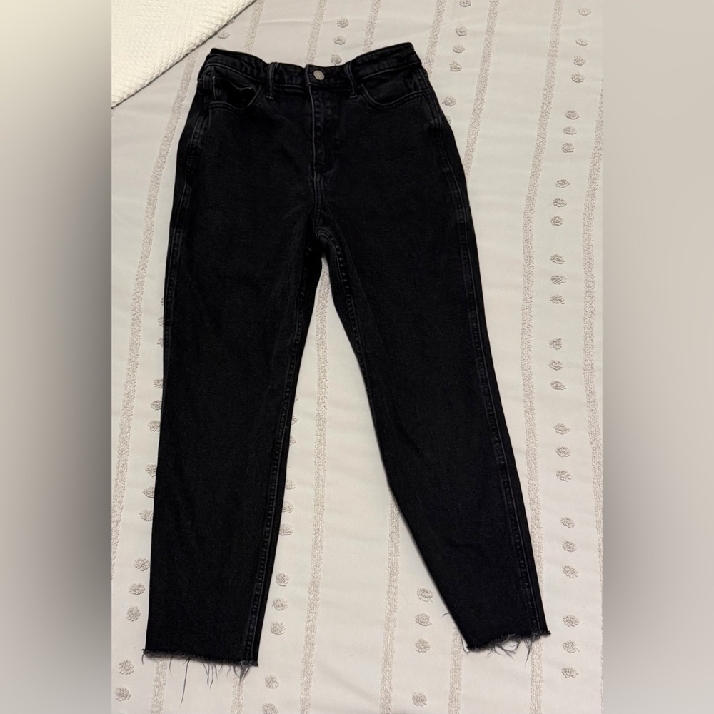 Hollister ultra high-rise Mom Jean black